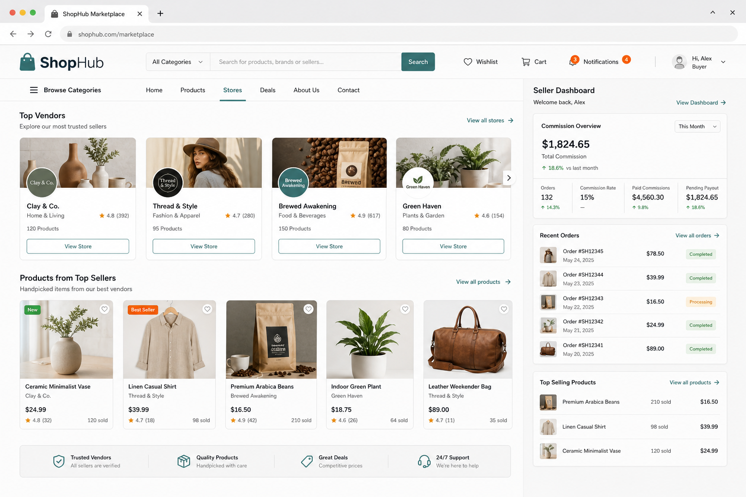 Multi-Vendor Marketplace